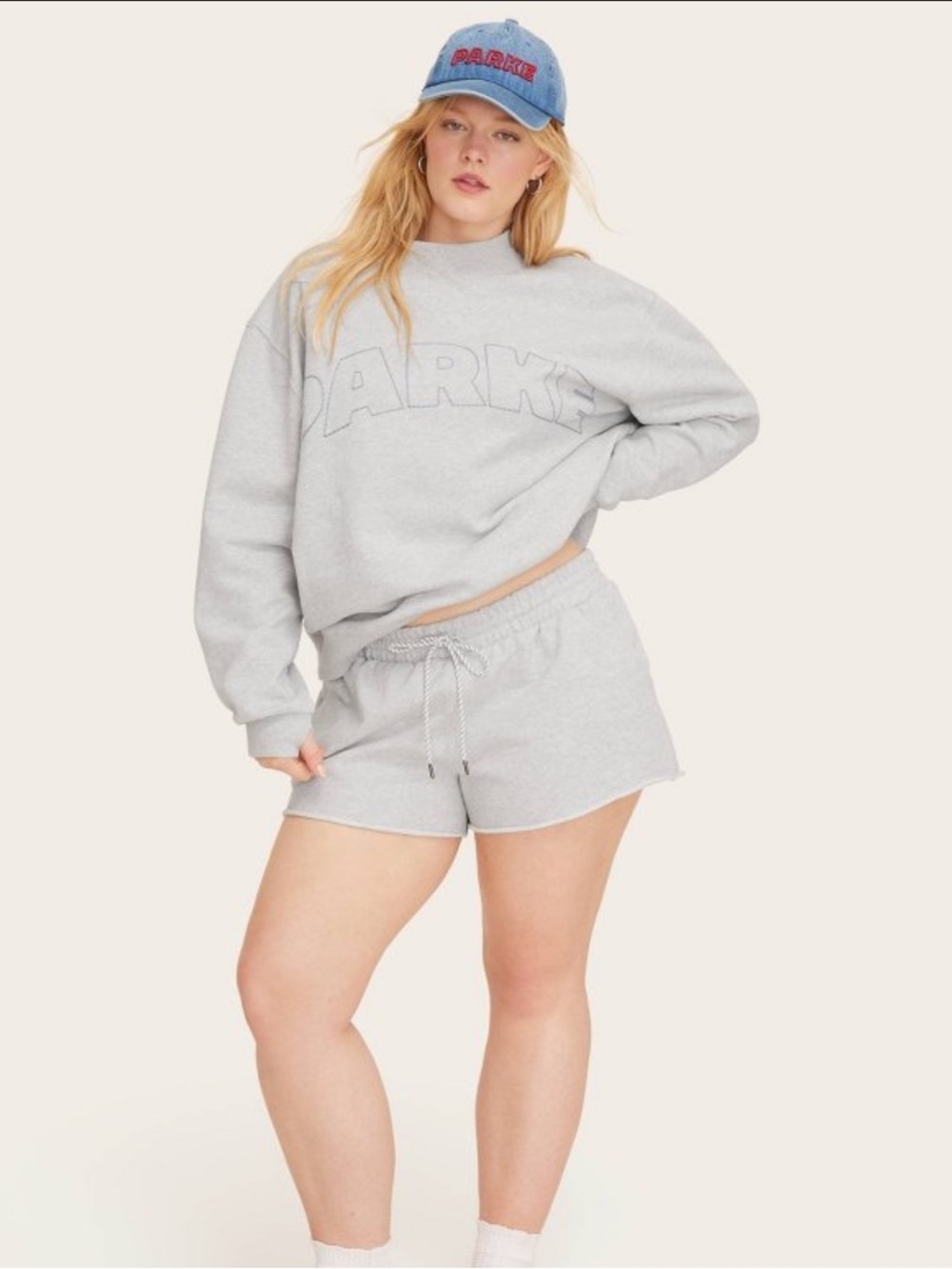 nwt parke x target gray mockneck pullover sweater xxs/xs - Picture 5 of 6